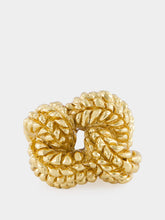 Paola Sighinolfi Knot Ring in 18K Gold Plated Pewter