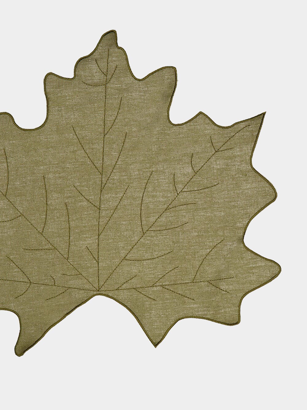 Olive Green Leaf Placemat