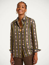 La DoubleJ Sanctuary Brown Silk Twill Boy Shirt