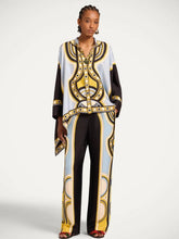 La DoubleJ Sanctuary Placée Light Blue Silk Twill Foulard Shirt