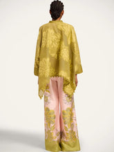 La DoubleJ Swathe Placée Pink Silk Twill Palazzo Pants