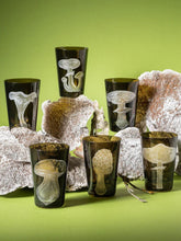 ARTĚL Moss Green Mushrooms Tumbler Set of 6