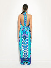Pucci Turquoise and Blue Vivara Foulard Top