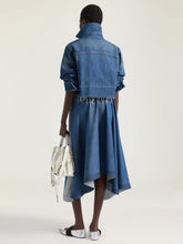 Givenchy Medium Blue Denim Shirt with Raw Hem
