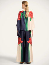 La DoubleJ Queen Peony Placée Blue Palazzo Pants