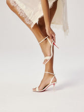 Christian Louboutin White Miss Z 80 Strappy Sandals