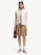 Moncler White Badia Down Gilet