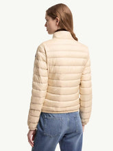 Moncler Light Beige Lans Short Down Jacket