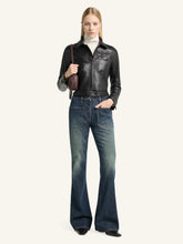 Courrèges Black Reedition Leather Jacket