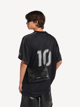Balenciaga Black Explorer Double Pouch Messenger Bag