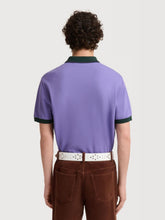 Marni Purple Contrast Trim Cotton Piqué Polo