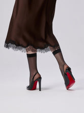 Christian Louboutin Black Fannylove 100 Slingback Pumps