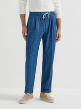 Brunello Cucinelli Lightweight Denim Drawstring Trousers