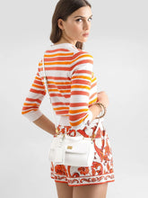 Dolce & Gabbana White Mini My Sicily Calfskin Handbag