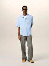 Ami Paris Cashmere Blue Boxy Cotton Shirt