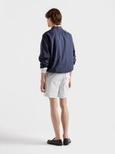 Prada Blue Re-Nylon Zip-Up Shirt