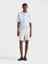 Prada Astro and White Layered Cotton Polo Shirt