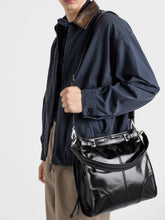 Prada Black Bonnie Leather Shoulder Bag