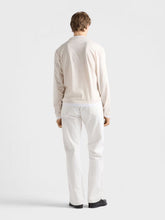 Prada White Old Denim Five-Pocket Jeans