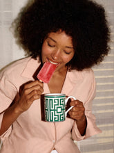 Ginori 1735 Smeraldo Labirinto Porcelain Mug
