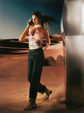 Casablanca Ethereal Silk Scarf Top
