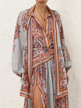 Zimmermann Blue Paisley Flora Aster Silk Blouse