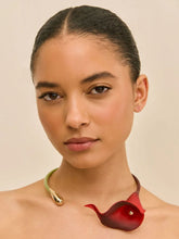 Cult Gaia Vermilion Calla Vine Choker