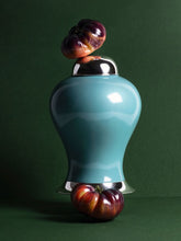 Leitão & Irmão Malibu Green Medium Porcelain Jar