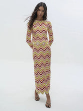 ESCVDO Safi Crochet Midi Skirt