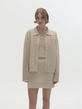 ESCVDO Ivory Solar Long Sleeve Shirt