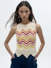 ESCVDO Cuenca Hand-Crocheted Cotton Tank Top