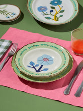Bitossi Green Flower Soup/Pasta Plate