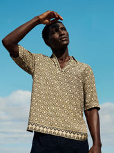 Orlebar Brown Bayleaf Green Passetto Print Shirt