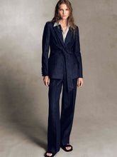 Gabriela Hearst Blue Denim Norman Wide-Leg Cotton Trousers