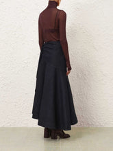 Zimmermann Chocolate Fine Knit High Neck Top