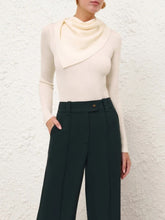 Zimmermann Cream Valiant Merino Scarf Top