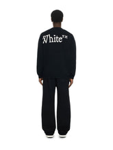 Off-White Black Vertical Bookish Wool Jumper