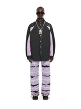 Off-White Black Block Denim Button-Up Overshirt