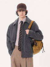 Valentino Garavani Dark Grey Wool Cashmere Jacket