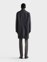 Prada Anthracite Grey Technical Wool Coat
