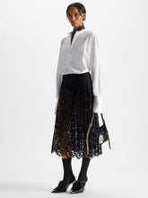 Fendi White Cotton Poplin Mandarin Collar Shirt
