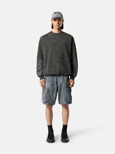 Stone Island Black Nylon Cargo Bermuda Shorts