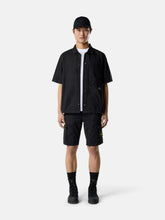 Stone Island Black Cargo Bermuda Shorts