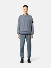 Stone Island Ash Grey Stretch Wool Crewneck Jumper