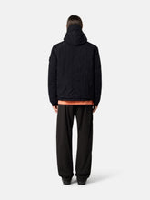 Stone Island Black Warp Rib Padded Hooded Jacket