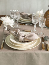 Borgo Delle Tovaglie Sabbia and Gold Filo Linen Napkin