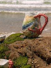 Bordallo Pinheiro Multicolour Faience Marine Jar