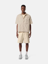 Stone Island Beige Ghost Brushed Nylon Short Sleeve Shirt