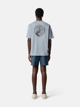 Stone Island Ash Grey Organic Cotton Desert Print T-Shirt
