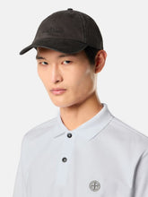 Stone Island Black Logo Embroidered Baseball Cap